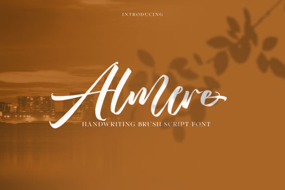 Almere Typeface: Elevating Editorial Design with Handwritten Elegance