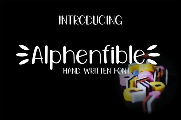 Alphenfible: A Sweet Handwritten Font for Polished Brand Identity