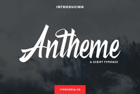 Antheme: The Script Font for Scroll-Stopping Visuals