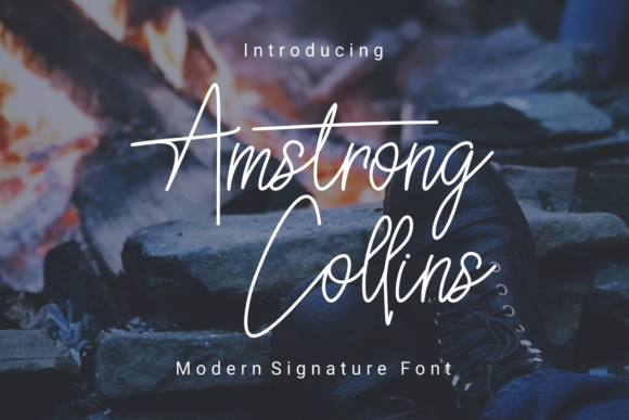 Armstrong Collins: A Refined Script Font for Editorial Design