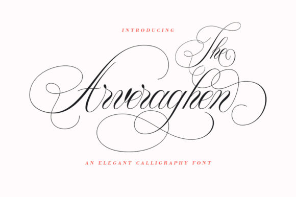 Arveraghen: A Handwritten Typeface for Elegant Editorial Design