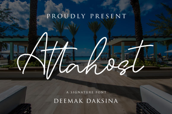 Attahost: The Handwritten Typeface That Elevates Campaign Visuals