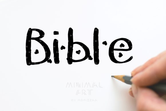 Bible Typeface: A Handwritten Font for Handmade Branding
