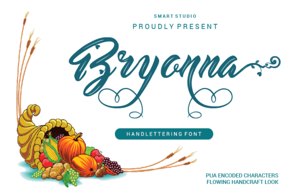 Bryonna: The Elegant Handwritten Typeface for Crafters and Sellers