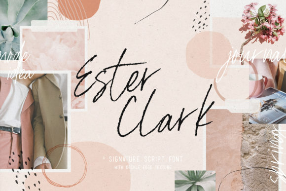 Ester Clark: A Handwritten Typeface for Modern Editorial Design