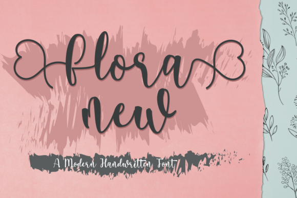 Flora: A Handwritten Typeface for Editorial Elegance