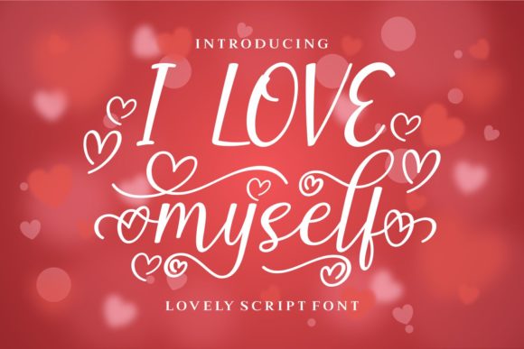 I Love Myself: The Script Font That Elevates Campaign Visuals