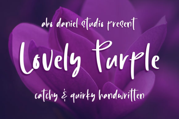 Lovely Purple: The Handwritten Font for Scroll-Stopping Social Graphics