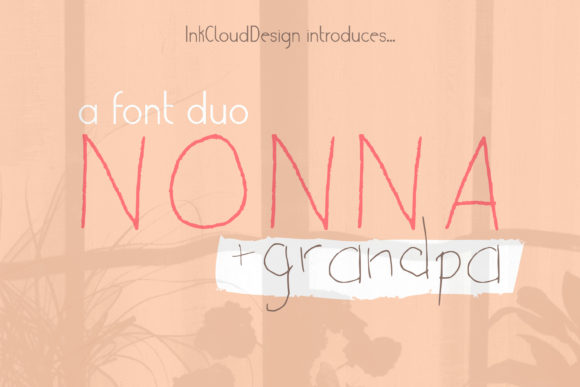 Nonna Grandpa: A Handwritten Font for Editorial Design