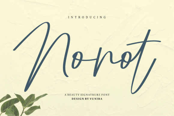 Nonot Typeface Review: A Handwritten Font for Editorial Design