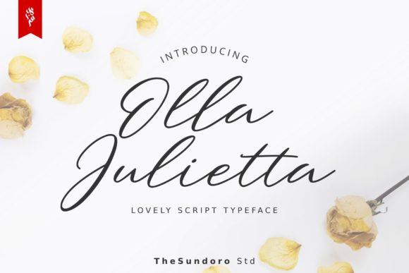 Olla Julietta: A Script Amp Typeface for Elegant Editorial Design