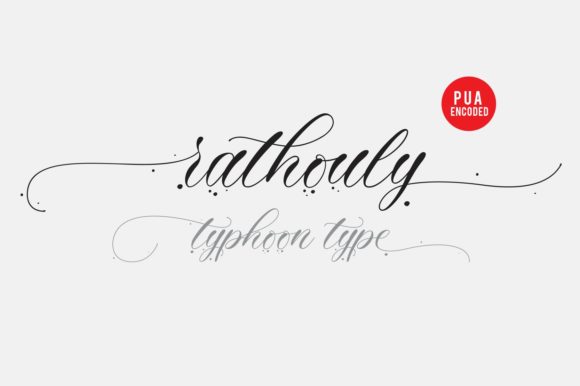 Rathouly: A Handwritten Typeface for Engaging Social Campaigns