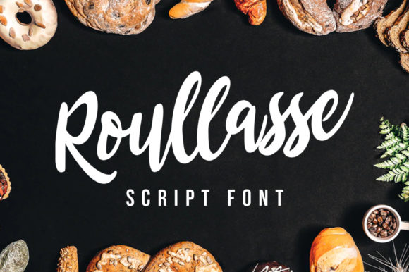 Roullasse: A Sweet Handwritten Typeface for Handmade Branding