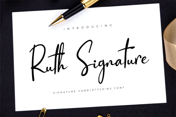 Ruth Signature: The Handwritten Typeface That Elevates Campaign Design