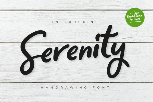 Serenity Typeface Review: Elegant Handwritten Font for Digital Brands