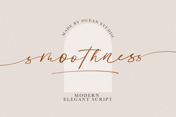 Smoothness Typeface Review: A Flowing Script for Elegant Brand Identity