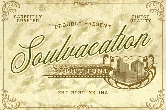 Soulvacation: A Handwritten Typeface for Editorial Flow