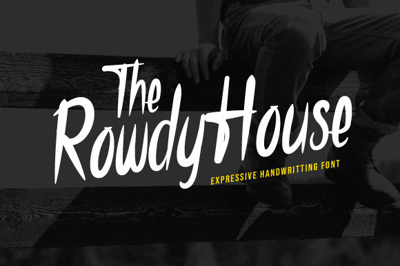 The Rowdy House: A Handwritten Font for Scroll-Stopping Visuals