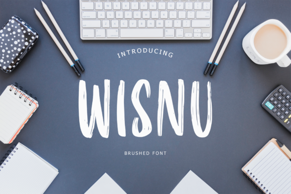Wisnu: A Bold Handwritten Typeface for Editorial Impact